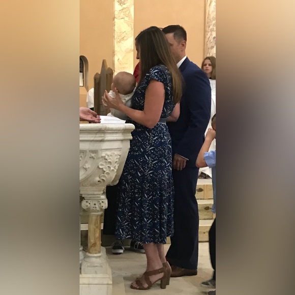 Beautiful blue midi dress worn once! - Picture 10 of 10